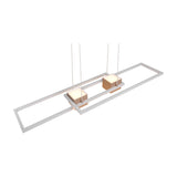 Albany 2 Light LED Up Down Ring Chandelier – Coffee