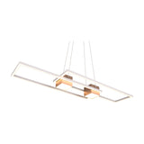 Albany 2 Light LED Up Down Ring Chandelier – Coffee