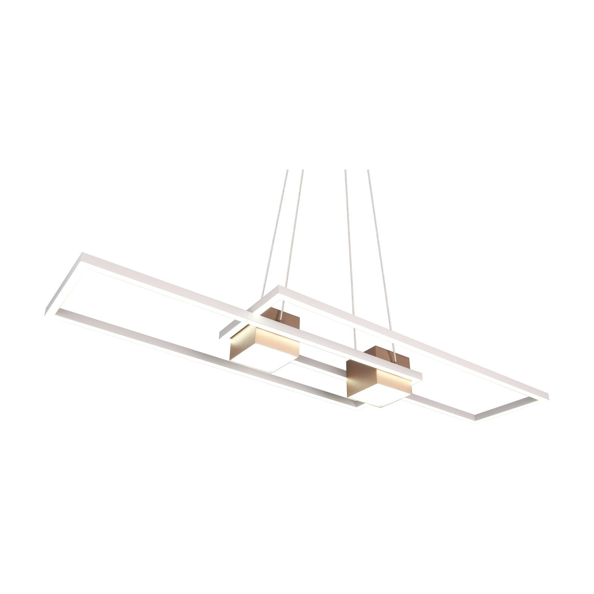 Albany 2 Light LED Up Down Ring Chandelier – Coffee