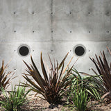 Toffee Outdoor Wall Light - White in situ