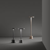 Toffee Rechargeable Outdoor Lamp Ø160 x 500mm - Coffee in situ