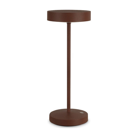 Toffee Outdoor Table Lamp - Rust Brown
