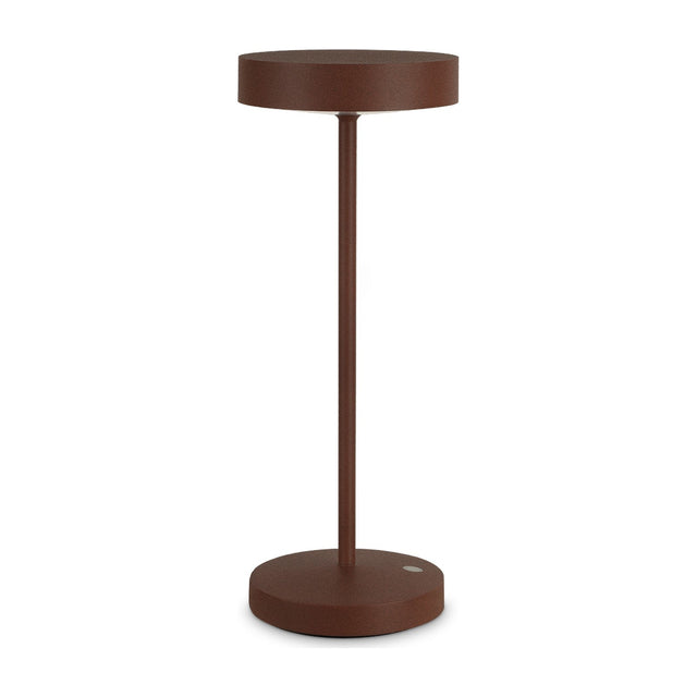 Toffee Outdoor Table Lamp - Rust Brown
