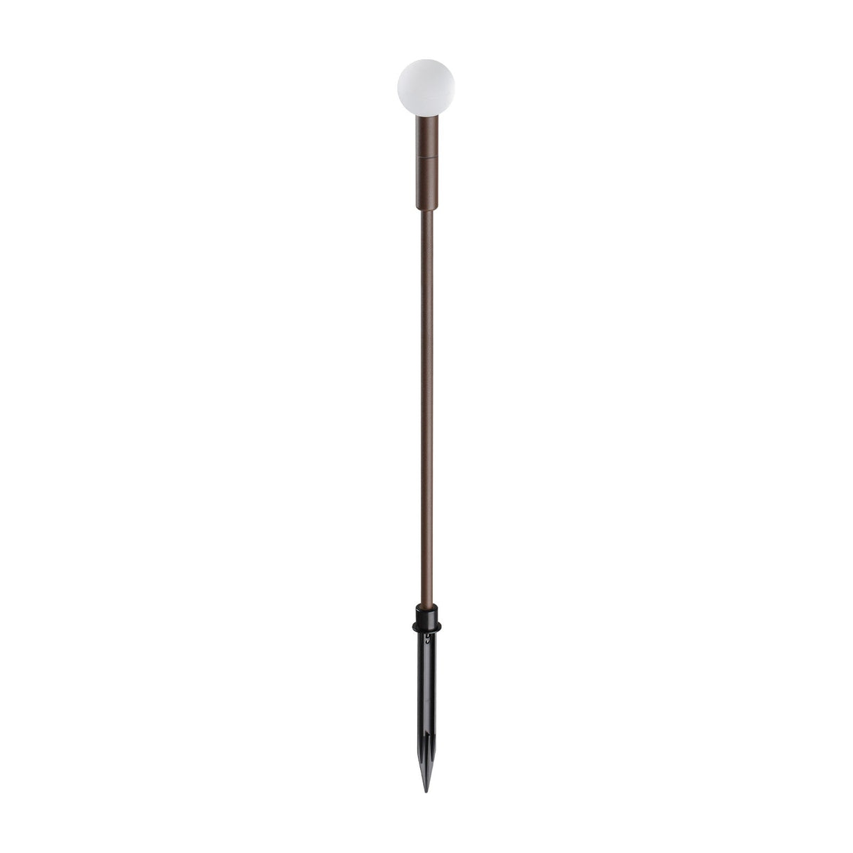 Twiggy Sphere Garden Spike Light 650mm - Coffee