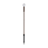 Twiggy Sphere Garden Spike Light 650mm - Coffee