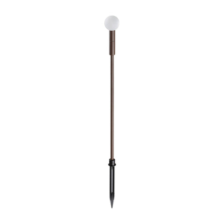 Twiggy Sphere Garden Spike Light 650mm - Coffee