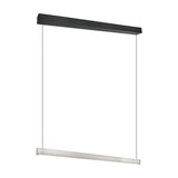 Wallace LED Linear Pendant – Satin Nickel