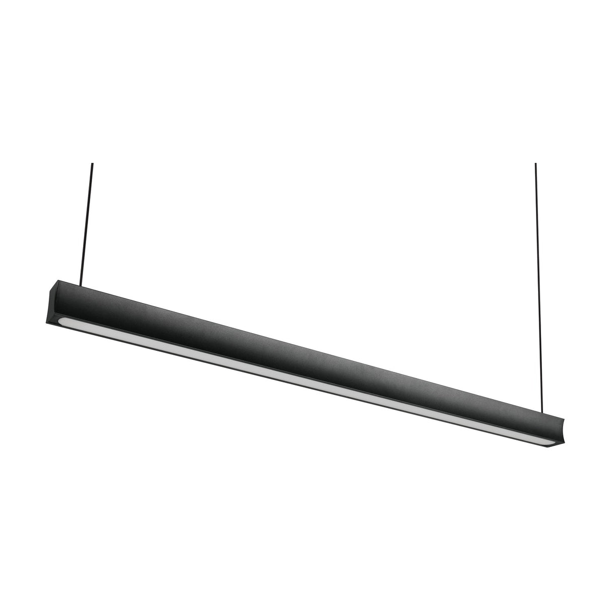 Wallace LED Linear Pendant – Matt Black