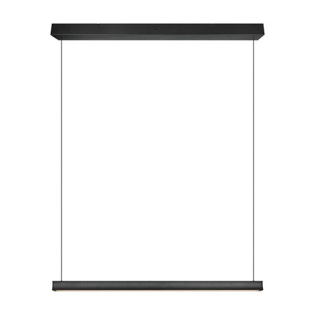 Wallace LED Linear Pendant – Matt Black