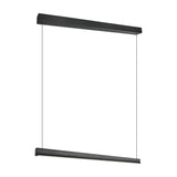 Wallace LED Linear Pendant – Matt Black