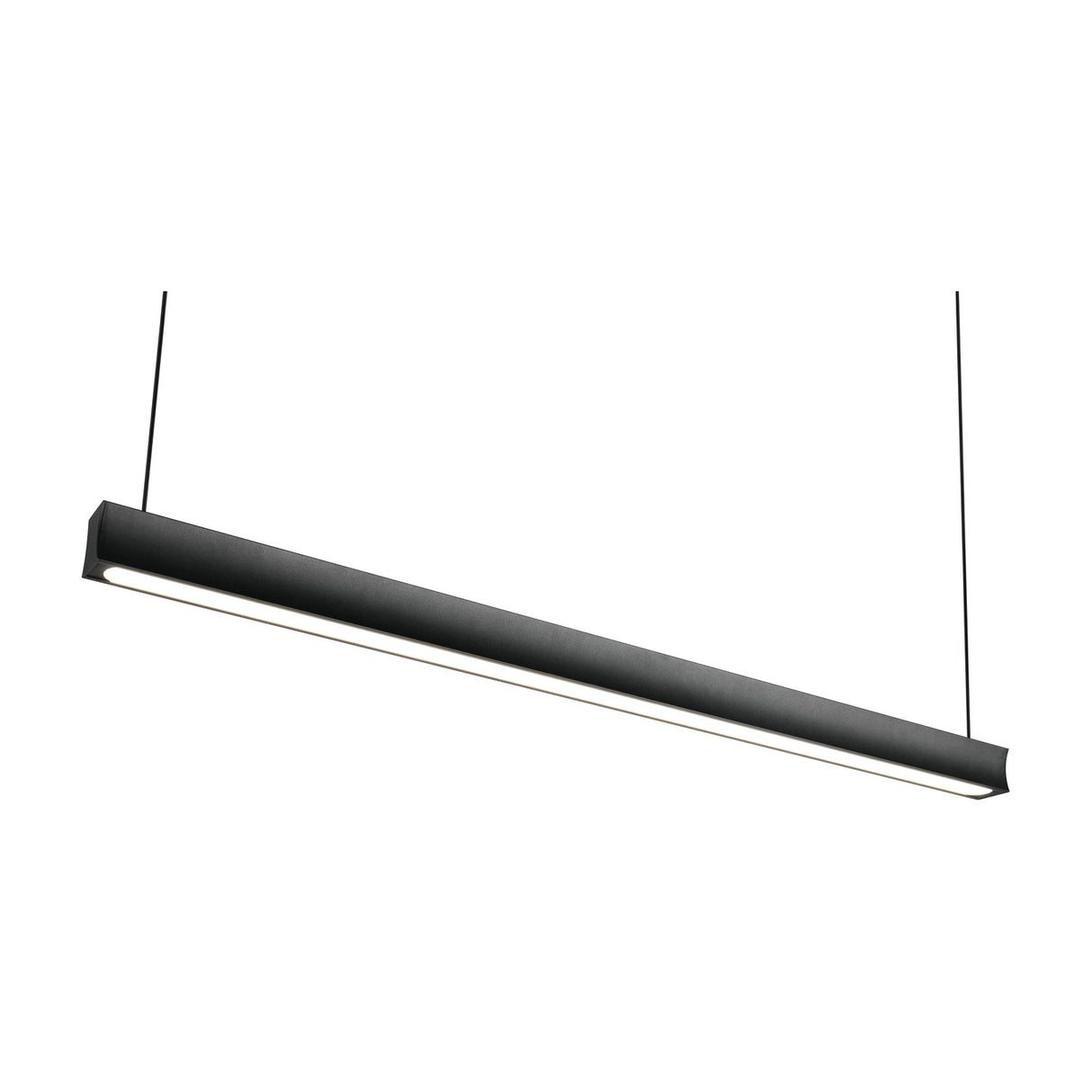 Wallace LED Linear Pendant – Matt Black
