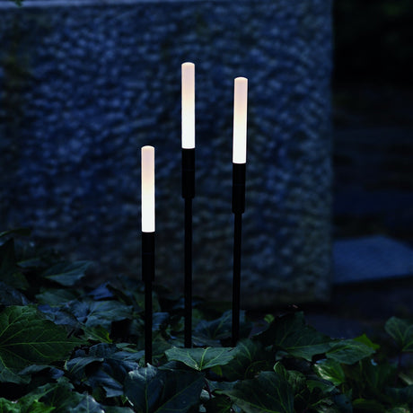 Twiggy Sphere Garden Spike Light 900mm - Coffee in situ