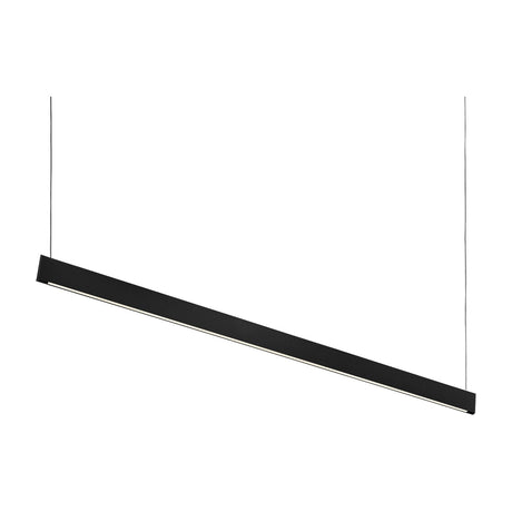 Steel Linear Pendant Light Accent - Black