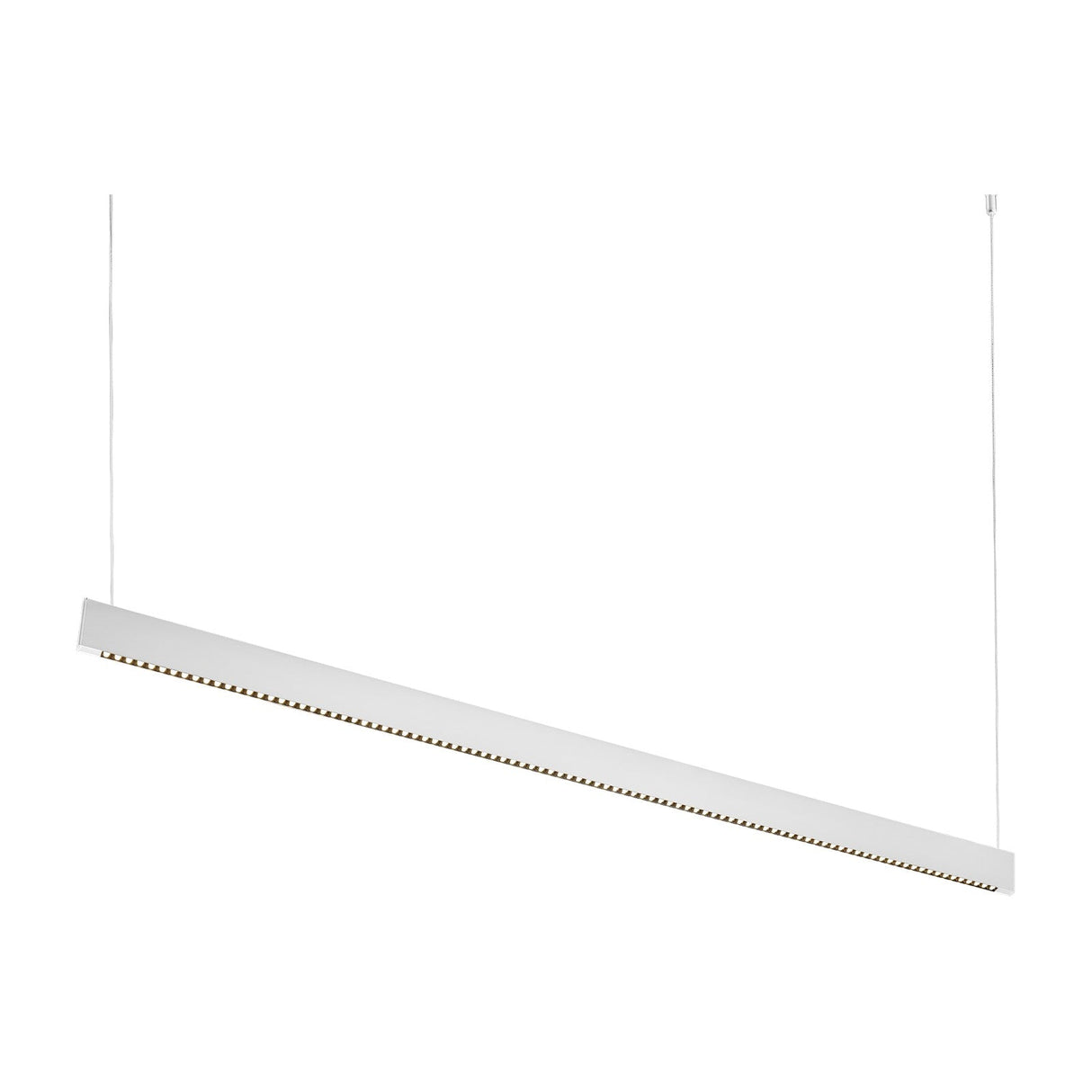 Steel Linear Pendant Light Accent - White
