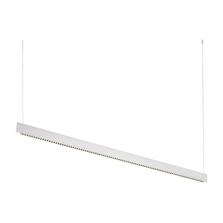 Steel Linear Pendant Light Accent - White