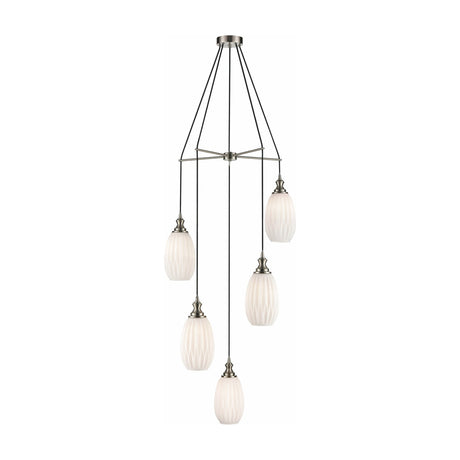 Refract lighting accessory in white finish