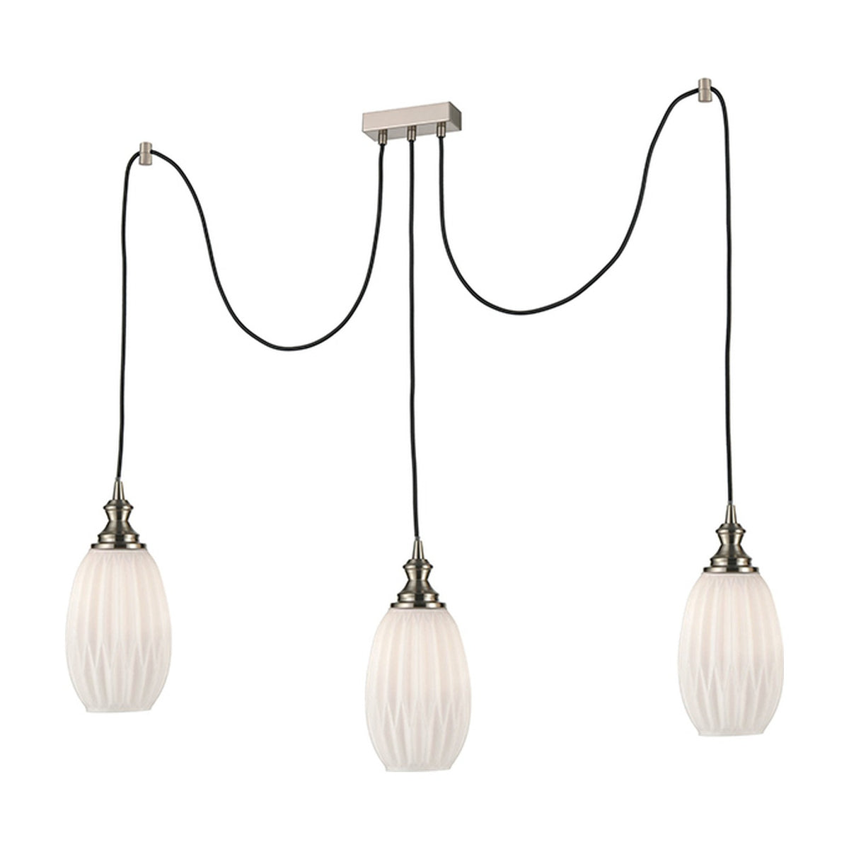 Refract lighting accessory in white finish, alternative view
