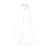 Darvin LED Ring 64cm Chandelier – Matt White
