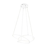 Darvin LED Ring 64cm Chandelier – Matt White