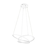 Darvin LED Ring 64cm Chandelier – Matt White