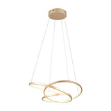 Darvin LED Ring Chandelier – Gold