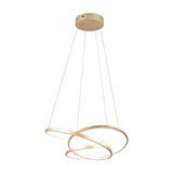 Darvin LED Ring Chandelier – Gold