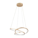 Darvin LED Ring Chandelier – Gold