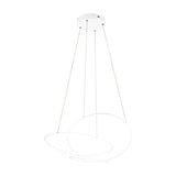 Darvin LED Ring 84cm Chandelier – Matt White