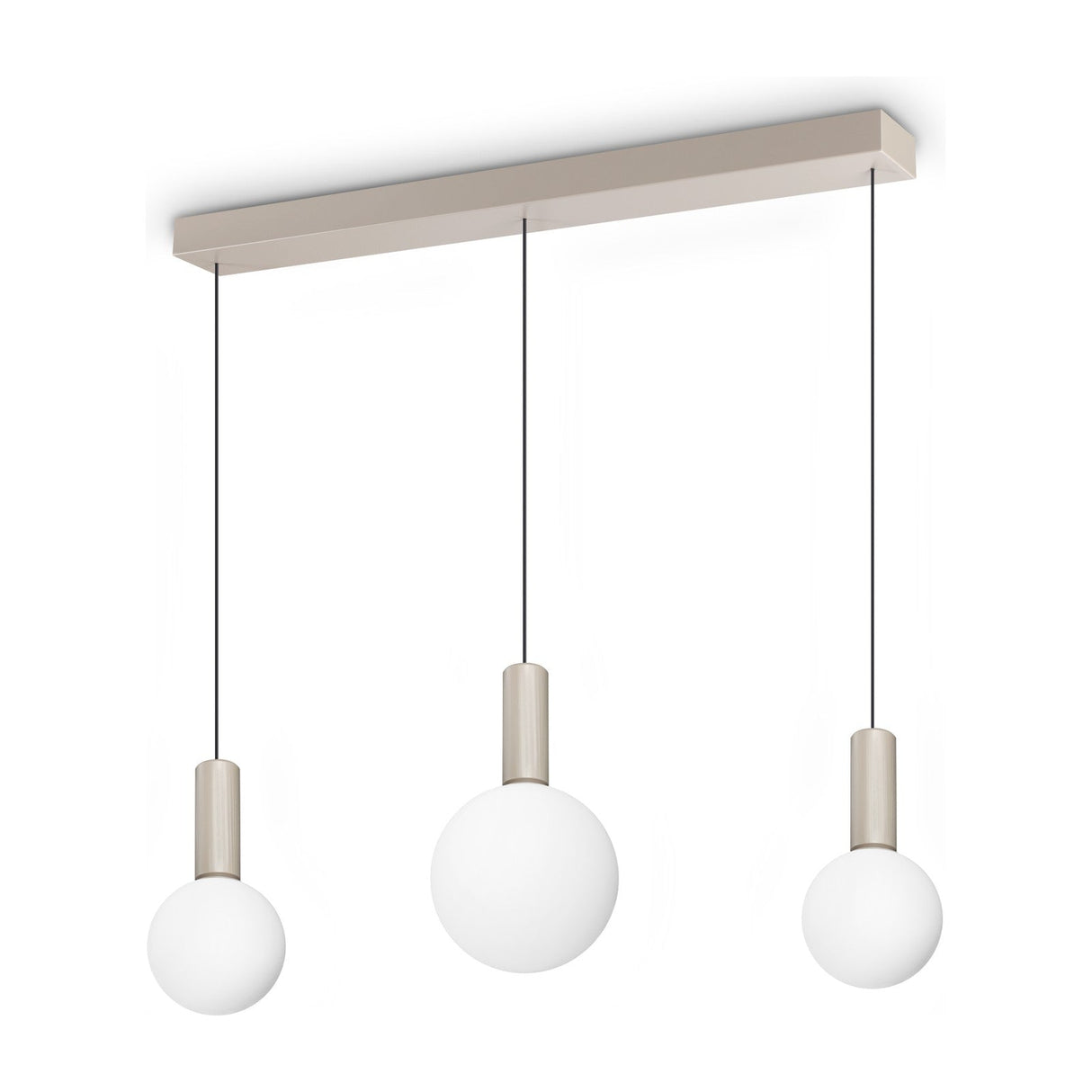 Odeon Linear Pendant Light - White (3 Light)