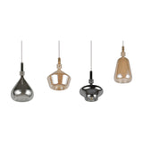 Aldea 4 Light Glass Chandelier – Matt White