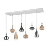Aldea 8 Light Linear Chandelier – Matt White