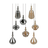 Aldea 8 Light Glass Chandelier – Matt White
