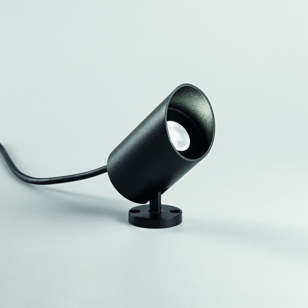 Koala Outdoor Spotlight - Black in situ