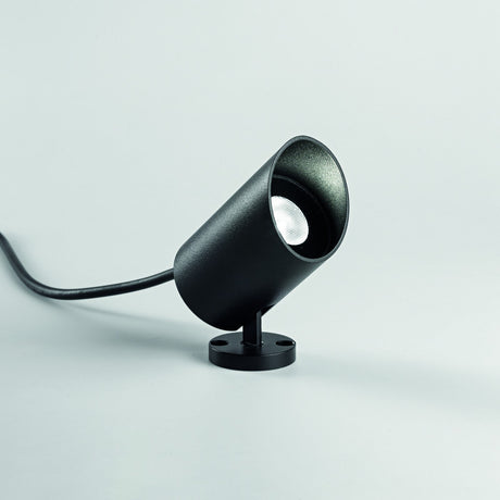 Koala Outdoor Spotlight - Black in situ