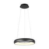 Cardona LED Ring 46cm Chandelier – Matt Black