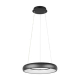Cardona LED Ring 46cm Chandelier – Matt Black