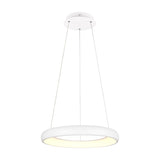 Cardona LED Ring 62cm Chandelier – Matt White