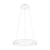 Cardona LED Ring 62cm Chandelier – Matt White