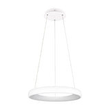Cardona LED Ring 62cm Chandelier – Matt White