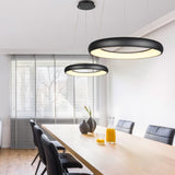 Cardona LED Ring 62cm Chandelier – Matt Black