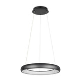 Cardona LED Ring 62cm Chandelier – Matt Black