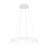 Cardona LED Ring 75cm Chandelier – Matt White