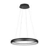 Cardona LED Ring 75cm Chandelier – Matt Black