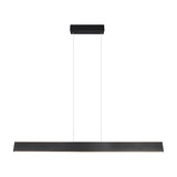Galway LED Up Down Linear Pendant – Matt Black