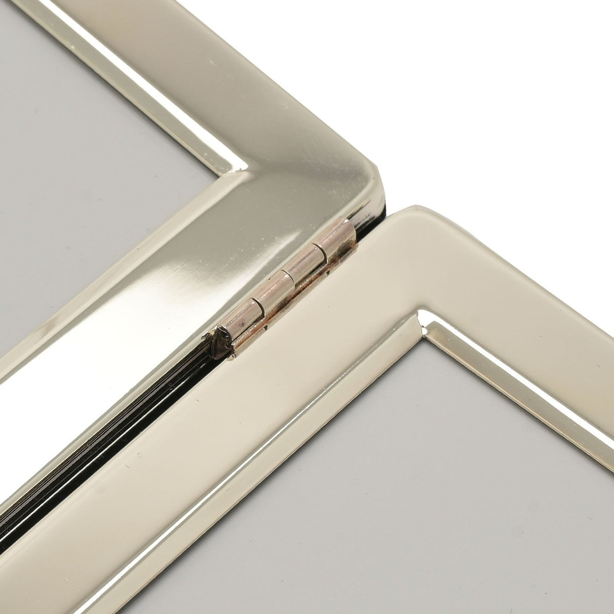 Silverplated Double Hinged Photo Frame 6 x 4in - Silver