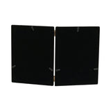 Silverplated Double Hinged Photo Frame 6 x 4in - Silver