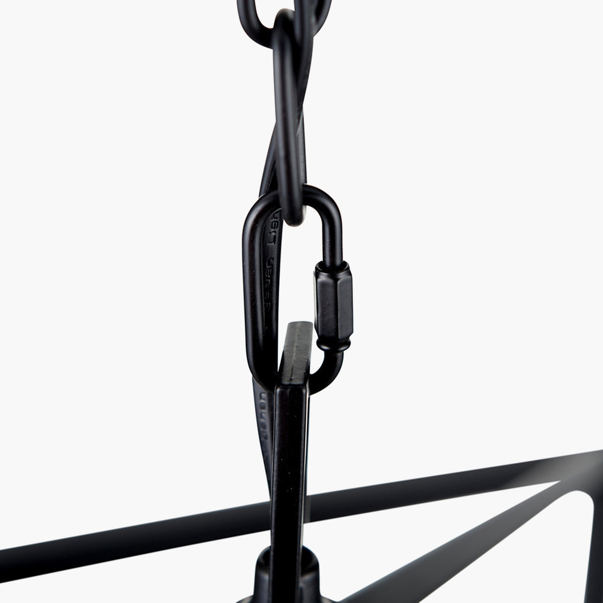 Anis Black Metal 4 Light Cube Pendant - 40cm