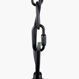Anis Black Metal 4 Light Cube Pendant - 40cm