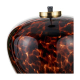 Lucien Tortoiseshell Glass Pendant Light - 24cm