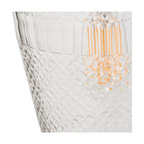 Giselle Diamond Design Clear Handcut Glass Pendant Light - 19cm
